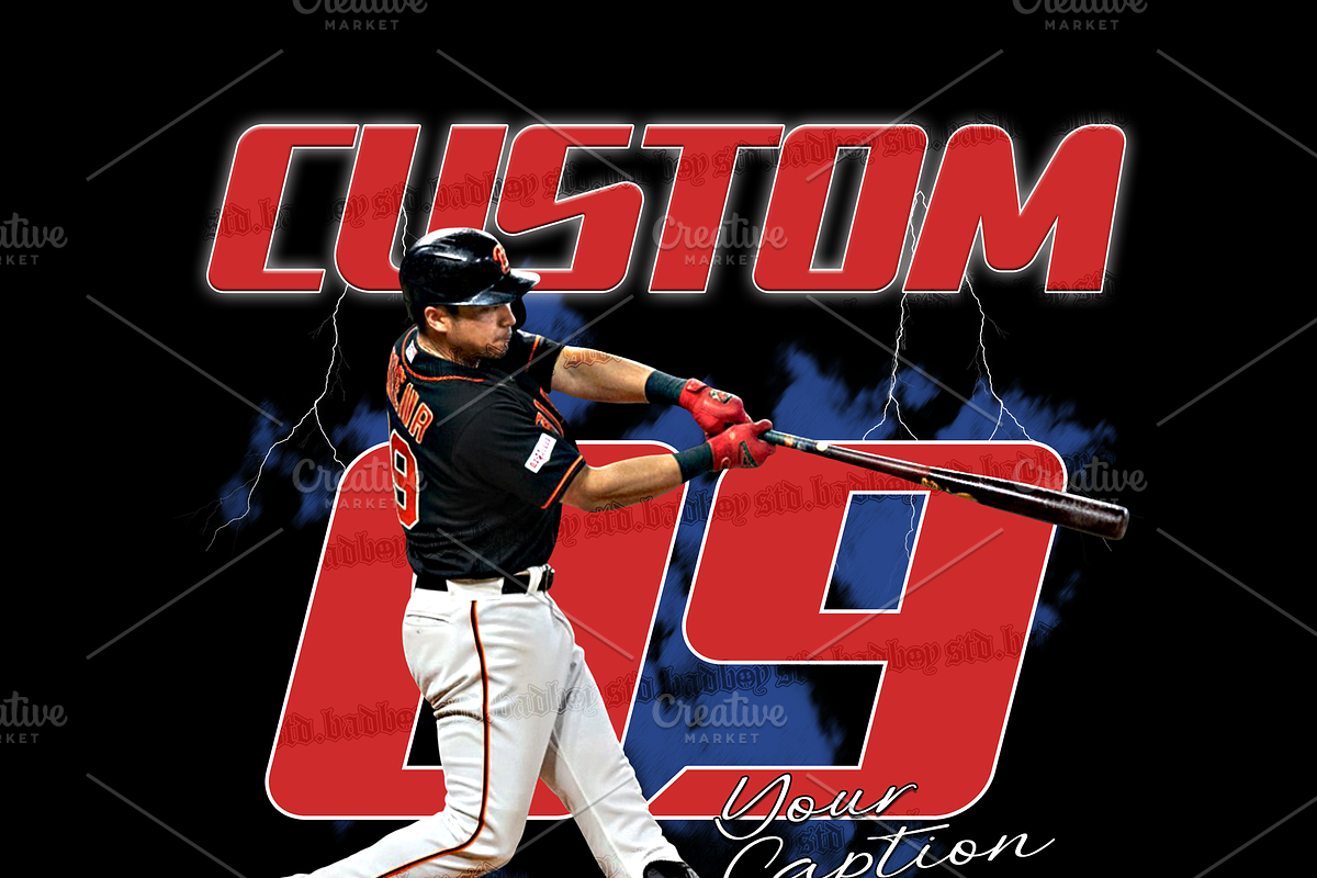Sports Tee Template Editable PSD preview 5