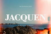 Jacquen - A Modern Serif Font, a Serif Font by TypeLogue (Thumbnail 1 of 5)