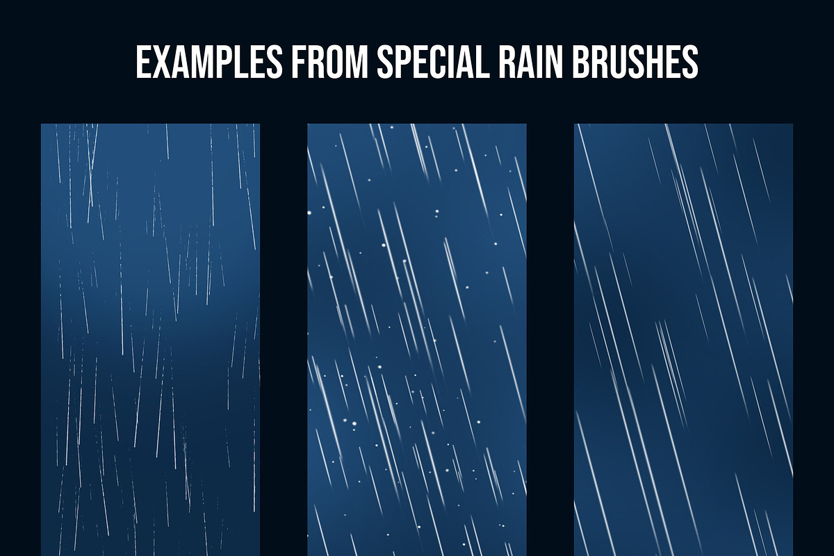 Rain Brushes Pack, a Brush Add-On by vurdembrushes (Photo 3 of 5)