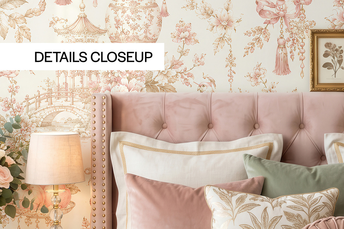 Luxury Bedroom Wallpaper Mockup PSD, a Household Mockup by 1001 mockups (Photo 4 of 14)