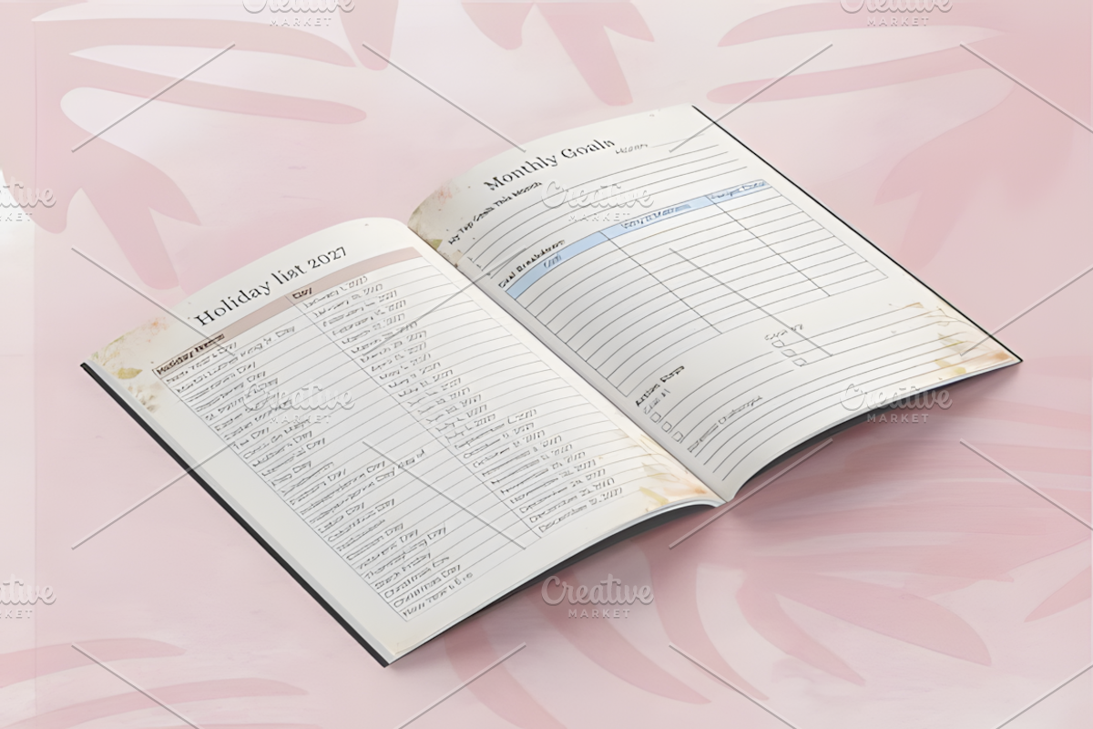 2027 Agenda Planner | Canva Template, a Marketing Template by Coco Bloom (Photo 3 of 4)