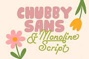 Picky Charm Cute Retro Font Duo, a Handwritten Font by Littlehand (Thumbnail 4 of 9)