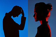 122 Silhouette Portraits, a Person Photo by Handmadefont (Thumbnail 9 of 15)