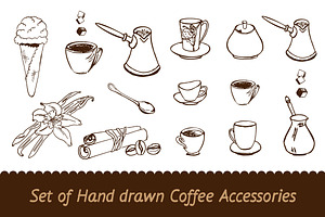 Hand Drawn Coffee Objects