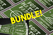 Soccer Event Ticket&Pass bundle, an Invitation Template by Konakchiev (Thumbnail 1 of 7)