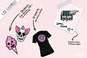 Spooky and cute CIRCUS, PNG clipart, an Illustration by Sonch' s Curiosities (Thumbnail 3 of 3)