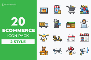 E-commerce icons pack