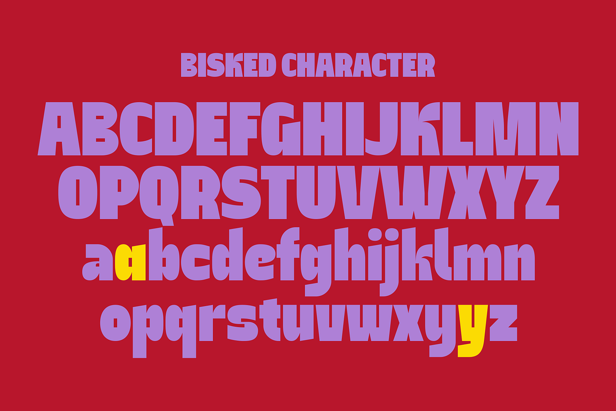 Bisked Font, a Sans Serif Font by Marvadesign (Photo 6 of 11)