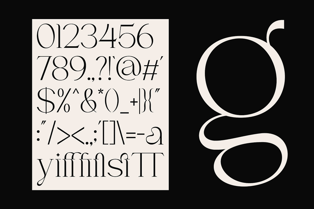Chairo | Modern Serif Typeface, a Serif Font by Typoraith Co (Photo 8 of 13)
