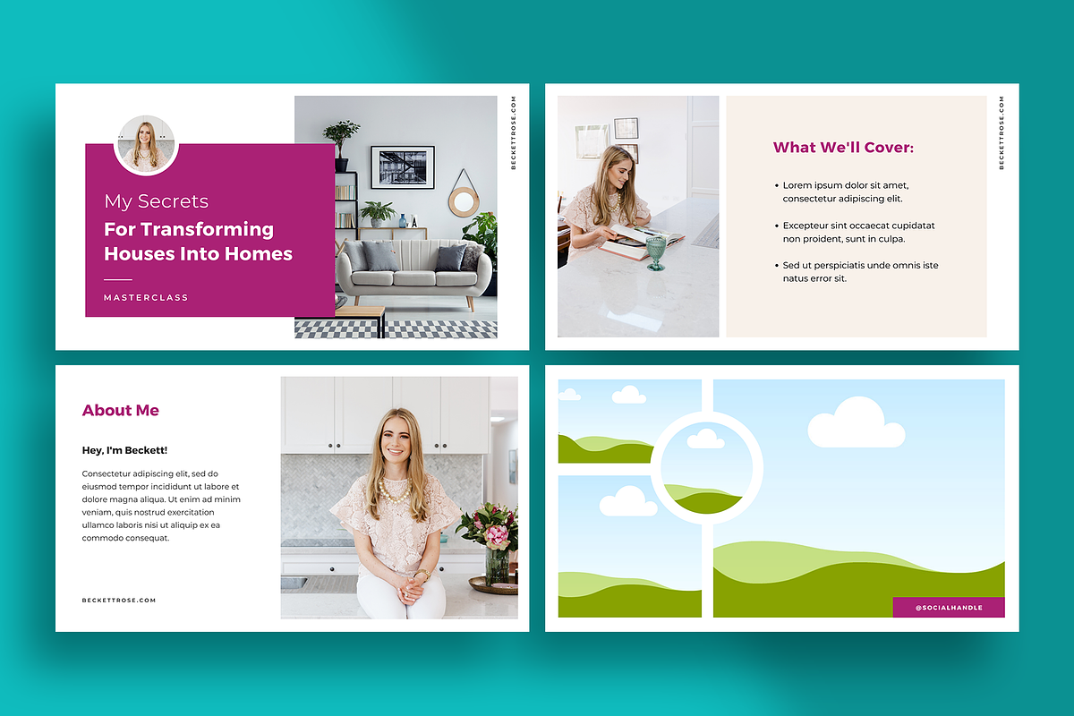Webinar or Masterclass Slide Deck, a Presentation Template by Anchor ‹A› Digital Design (Photo 3 of 13)