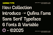 Qufina - Modern Sans Serif Font, a Sans Serif Font by Zarma Type (Thumbnail 6 of 14)