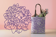 50 Peony Flower Vector Illustrations, an Illustration by Inkwell Supply Co (Thumbnail 2 of 20)