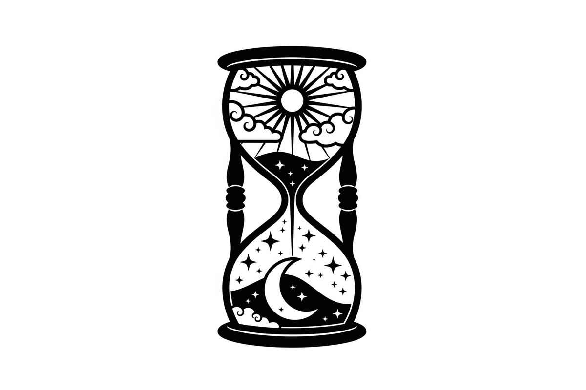 Celestial Sun Moon Hourglass Bundle, an Illustration by Gaye Art (Photo 10 of 31)