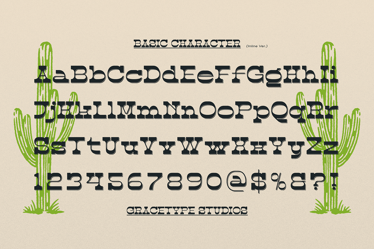 Abron Clinton | Western Slab Serif, a Slab Serif Font by gracetype_studio (Photo 11 of 12)