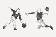 Players and spotsmen sketches, a Person Illustration by Akimo Mia (Thumbnail 3 of 4)