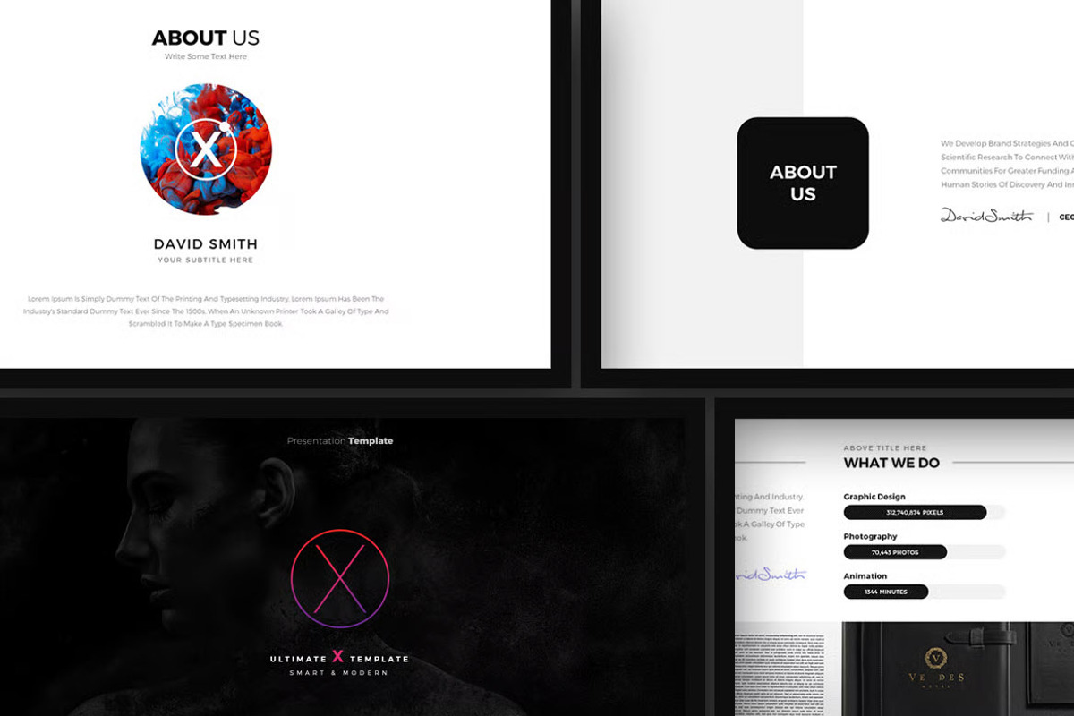X PowerPoint Presentation Template, a Presentation Template by iHemalaya (Photo 7 of 16)