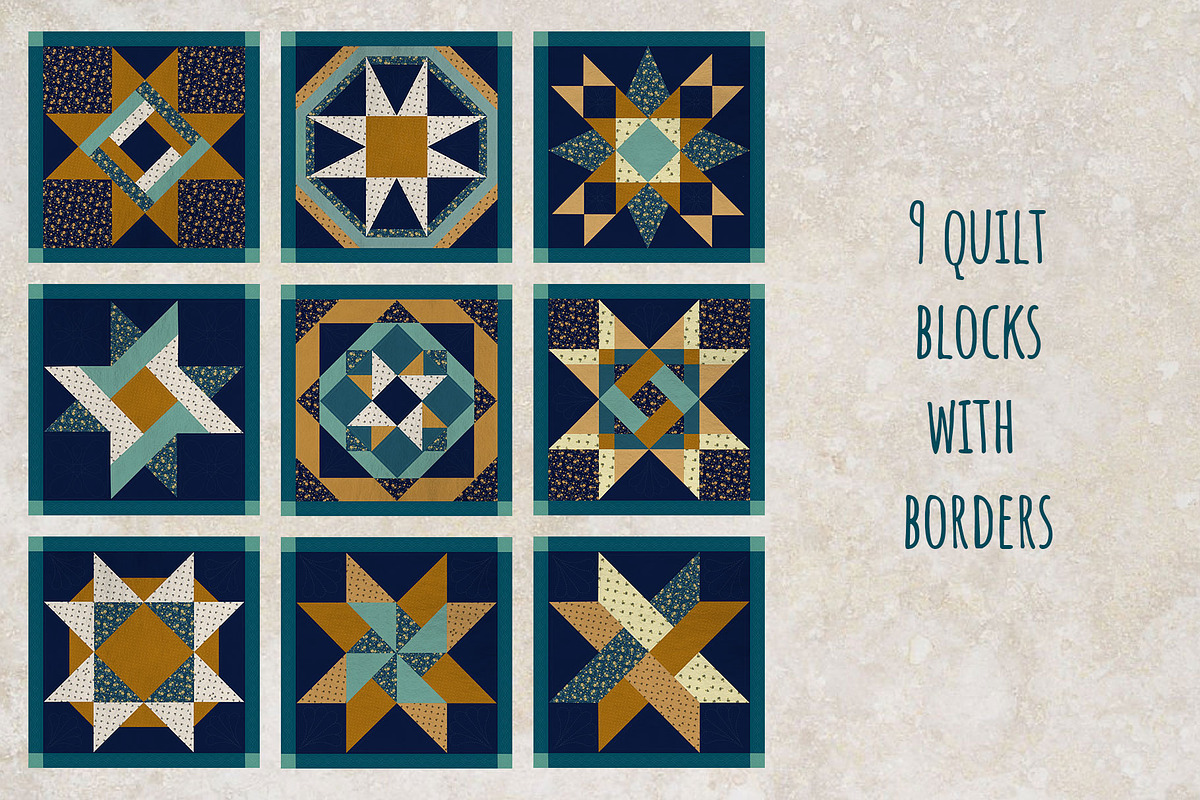 Quilt Block Illustrations, an Illustration by Maggie Stilwell Design (Photo 7 of 9)