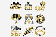 2027 New Year PNG Bundle, an Emoji Icon by Tanya Kart (Thumbnail 7 of 10)