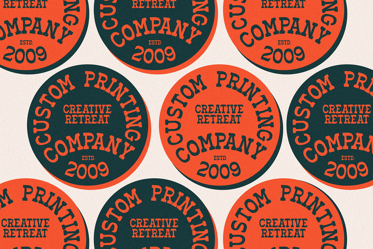 Protagonice - Retro Slab, a Slab Serif Font by Invasi Studio (Photo 5 of 10)