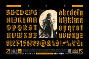 Arcanika Gothic Typeface, a Blackletter Font by alit design (Thumbnail 10 of 20)