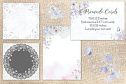 Smoky Grey Florals Watercolor Design, a Work Illustration by fashionaddict (Thumbnail 3 of 10)