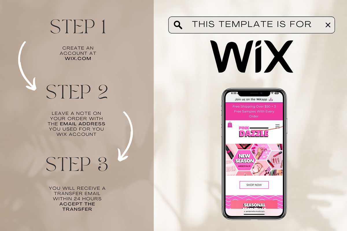 Pink E-commerce Website Theme, a Websites & App Template by Cosmic Design (Photo 5 of 9)