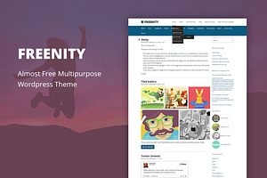 Freenity - Cheap WordPress Theme