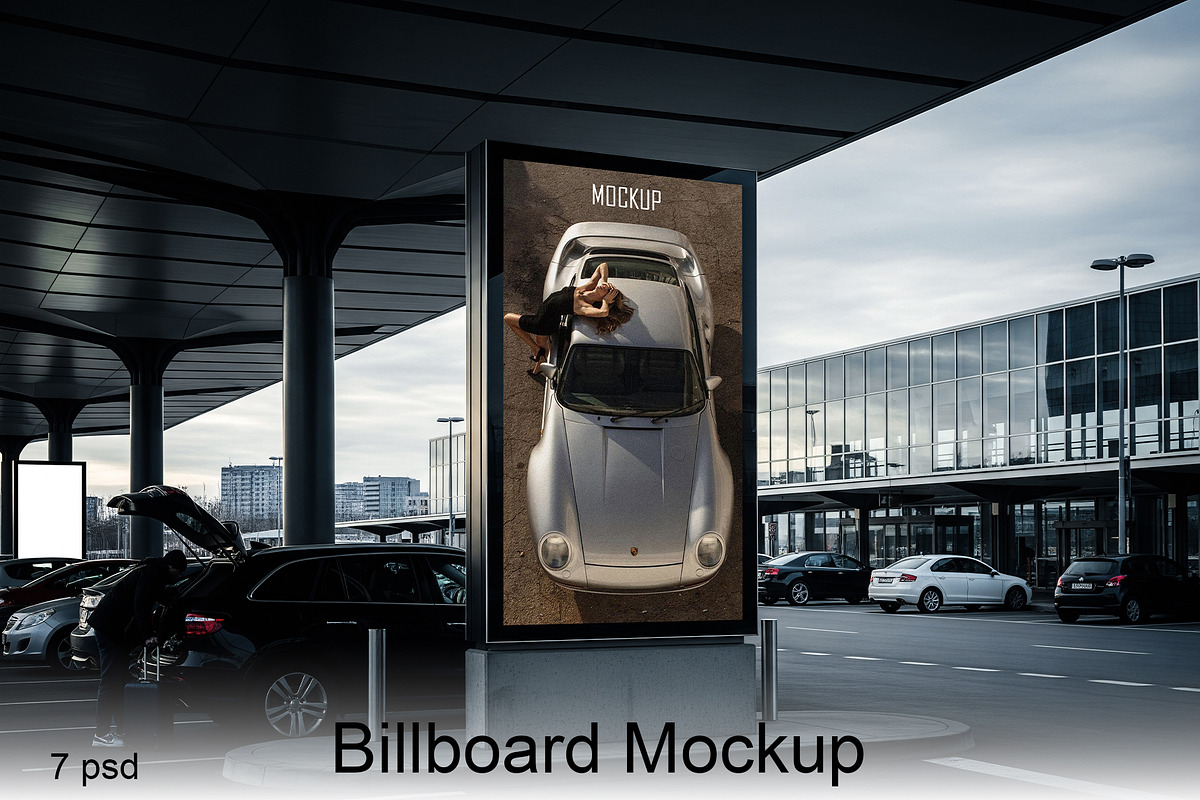 Billboard Mockup, an Advertising Mockup by Aquarianz Studio (Photo 1 of 8)