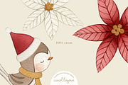 Watercolor Whimsical Christmas Set, a Decorative Illustration by Carol Lozove (Thumbnail 9 of 44)