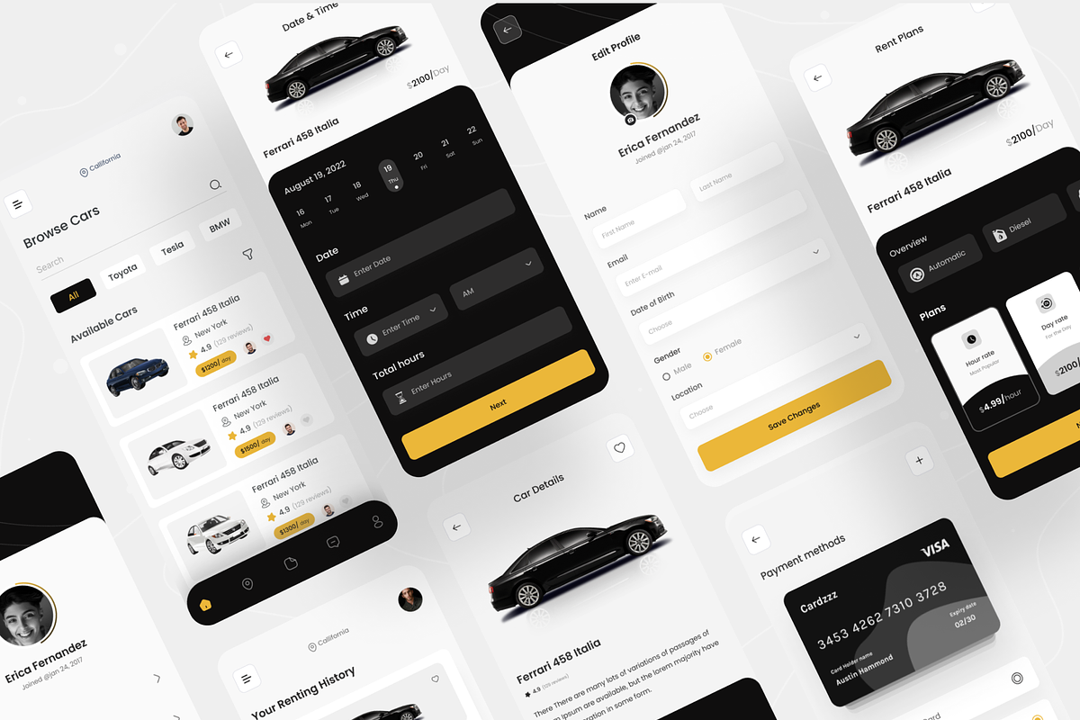 Car Rental Mobile App IOS kit, a Templates & Theme by devsnet (Photo 8 of 8)