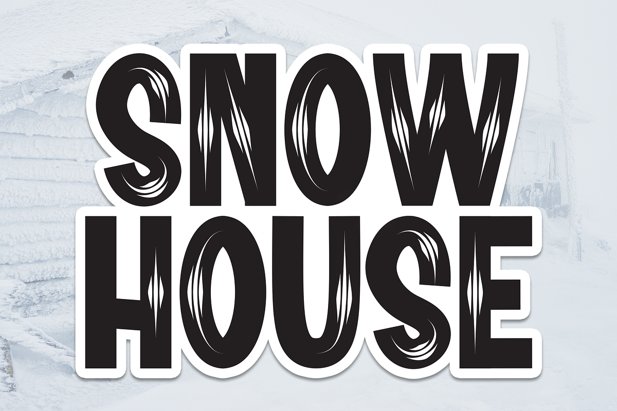 Snow House | Script Font, a Script Font by Scratchones (Photo 1 of 8)