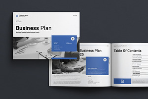 Business Plan Layout Design Template, a Brochure Template by MassiveCreator