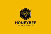 Minimalist Honeybee Logo Bundle, a Branding & Logo Template by Dyn Studio (Thumbnail 6 of 6)