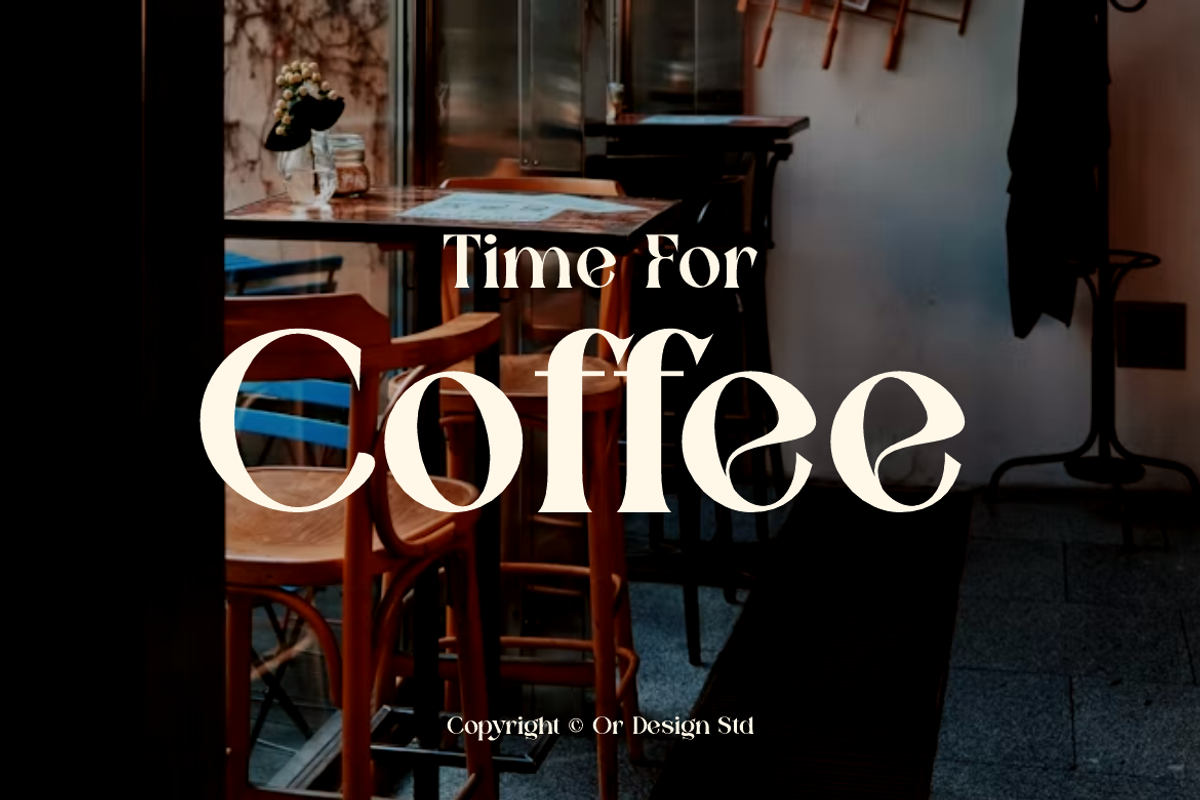 Chytair - Luxury Coffee Font, a Serif Font by QR Design Studio (Photo 2 of 14)