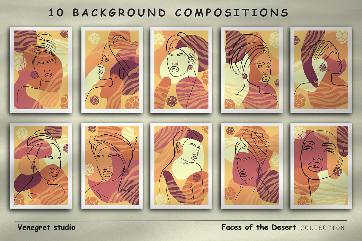 Faces of the Desert, a Person Illustration by Vinegret -Shop (Photo 5 of 8)