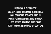 Vorgent - Techno Font, a Sans Serif Font by Iqsiart Studio (Thumbnail 2 of 9)