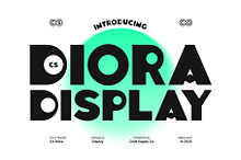 CS Diora – Bold Display Font