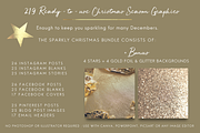 HUGE SPARKLY CHRISTMAS MEDIA SET, a Background Graphic by Illumineer Media & Design (Thumbnail 3 of 14)