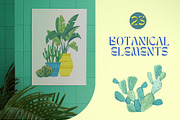 JARDIN MAJORELLE  Floral gouache set, a Decorative Illustration by Anastezia Luneva (Thumbnail 2 of 8)