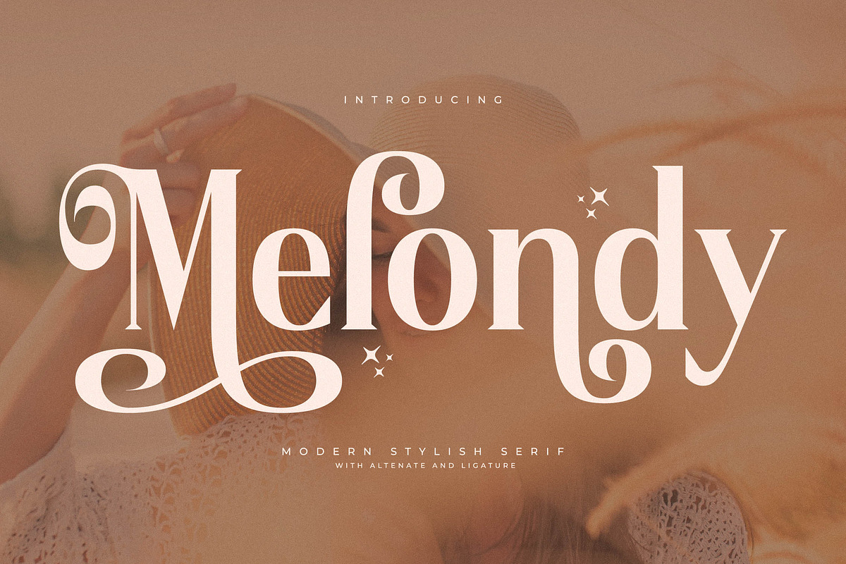 Melondy Modern Stylish Serif, a Serif Font by Storytype Studio (Photo 1 of 15)