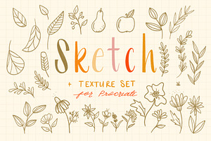 Sketch Texture Procreate Brush Set