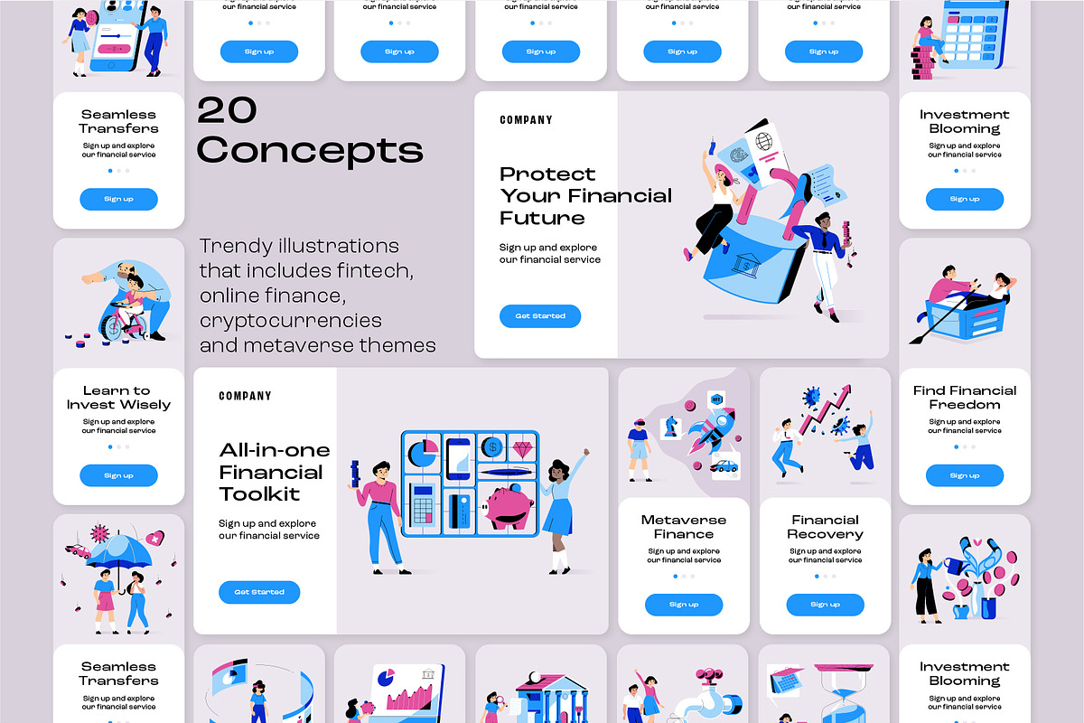 Finance Illustration Pack, a Finance Illustration by manuelbortoletti (Photo 2 of 8)