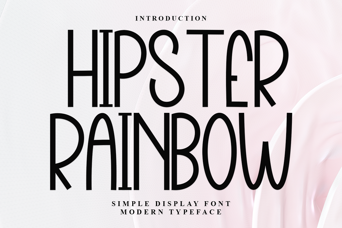 Hipster Rainbow, a Serif Font by InermediaSTUDIO (Photo 1 of 7)