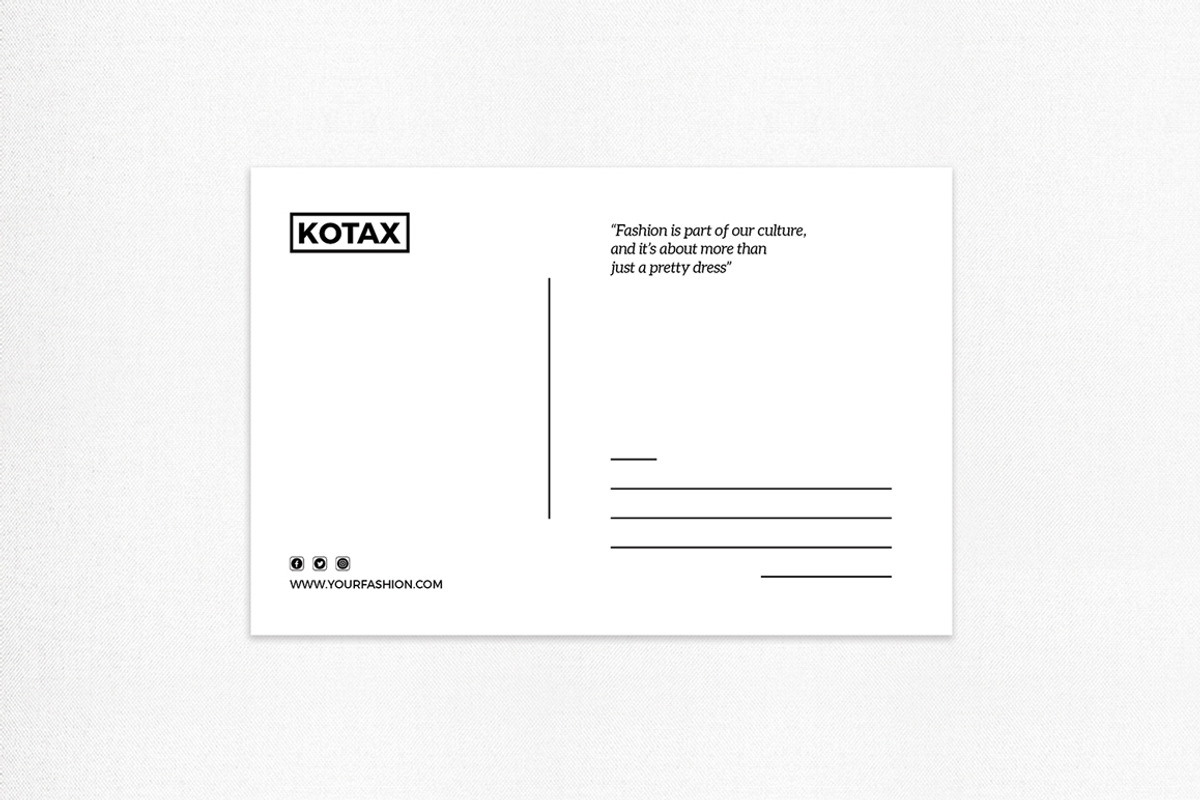 Kotax - Postcard Flyer, a Card Template by BetterSry (Photo 5 of 7)