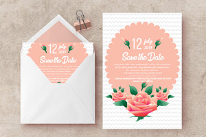 Save The Date Card invite Templates, an Invitation Template by Design Up
