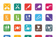 Kitchen Filled Round Corner Icons, an Icon by IconBunny (Thumbnail 2 of 2)