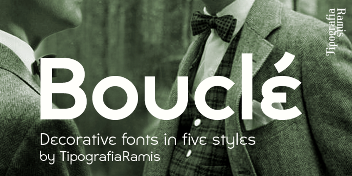 Boucle, a Sans Serif Font by TipografiaRamis (Photo 1 of 5)