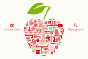 Gardening Equipment Icons, an Illustration by Maril (Thumbnail 1 of 5)