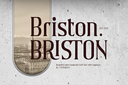 Briston, a Serif Font by Typeskets (Thumbnail 1 of 13)