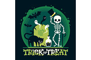 3 Halloween Greeting Cards, an Illustration by tetiana.svirska (Thumbnail 4 of 4)